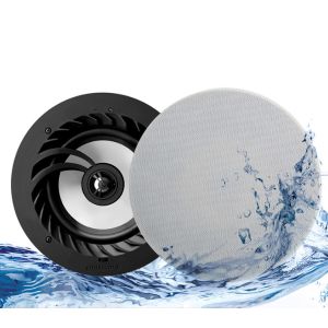 Lithe Audio Bluetooth 5.0 - Bathroom IP44 Ceiling Speaker (PAIR - Master/Slave)